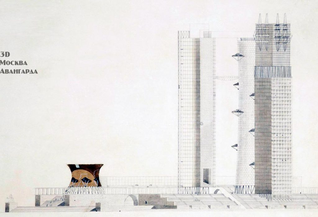 苏联重工业人民委员部大楼设计丨俄罗斯莫斯科丨亚历山大和维克多·韦西宁等众多苏联建筑师-7