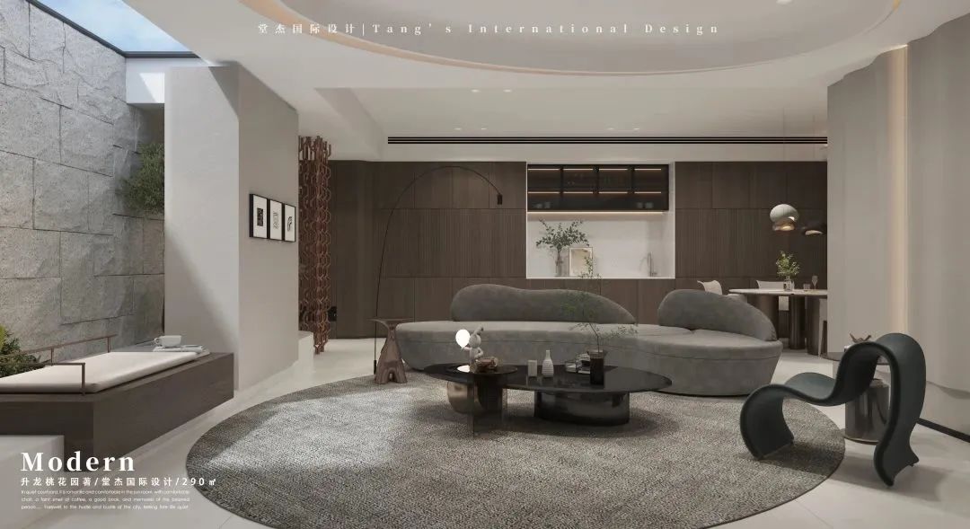 现代简约升龙桃花园著别墅丨中国南京丨堂杰国际设计-43