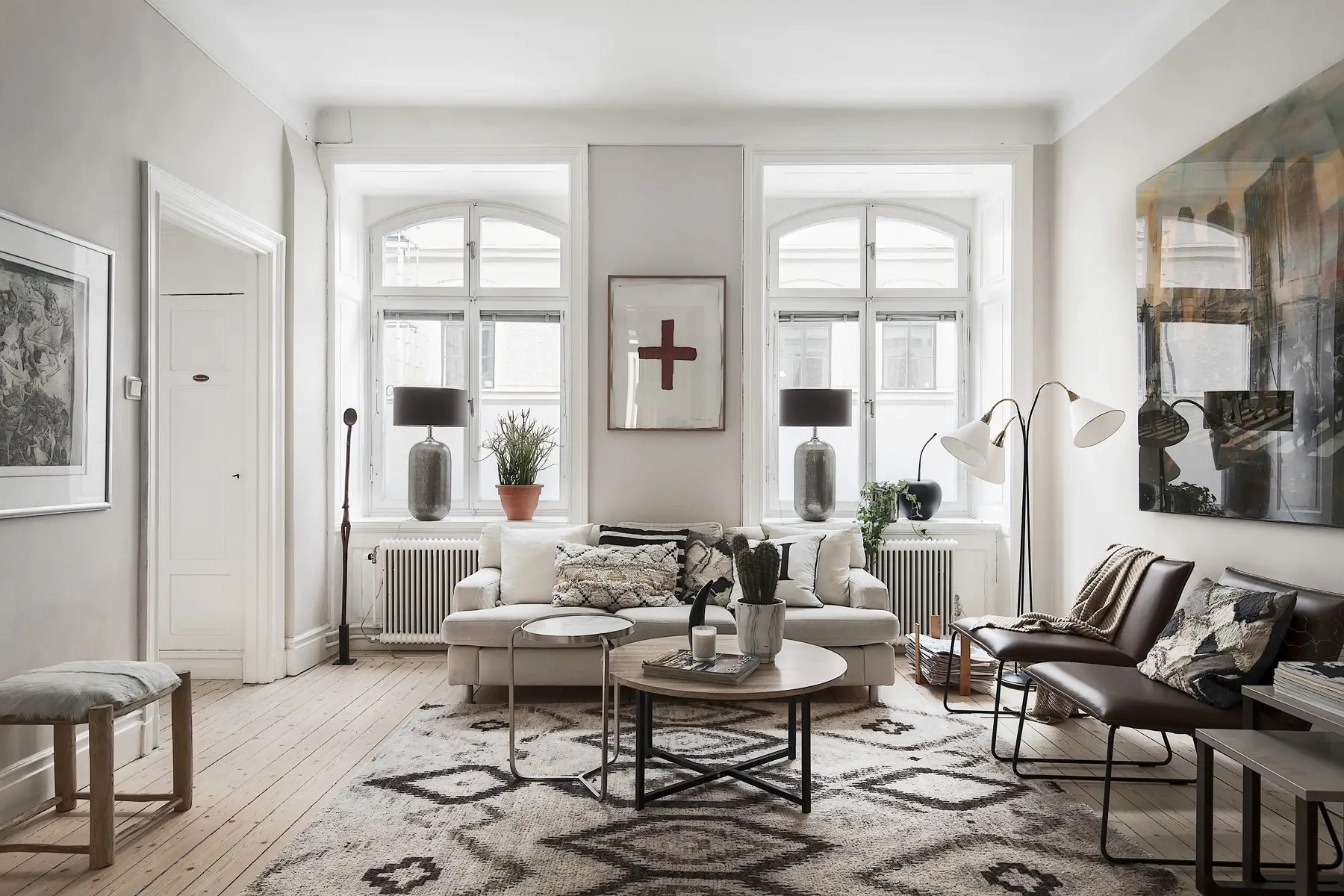 瑞典经典民族风家庭公寓设计-2