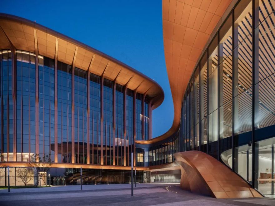 信息的纽带大地的图景|北京新国展二期建筑照明设计-82