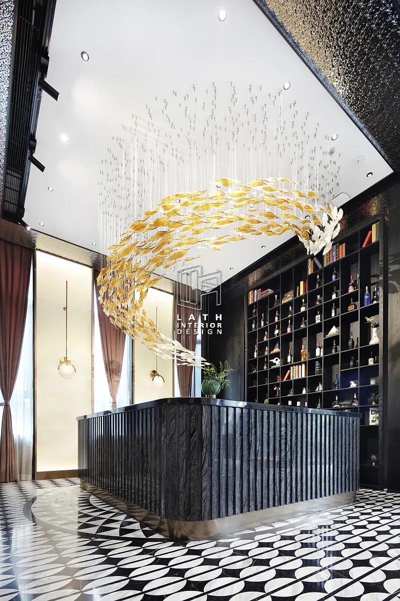 现代 Art Deco 风格餐厅设计-32