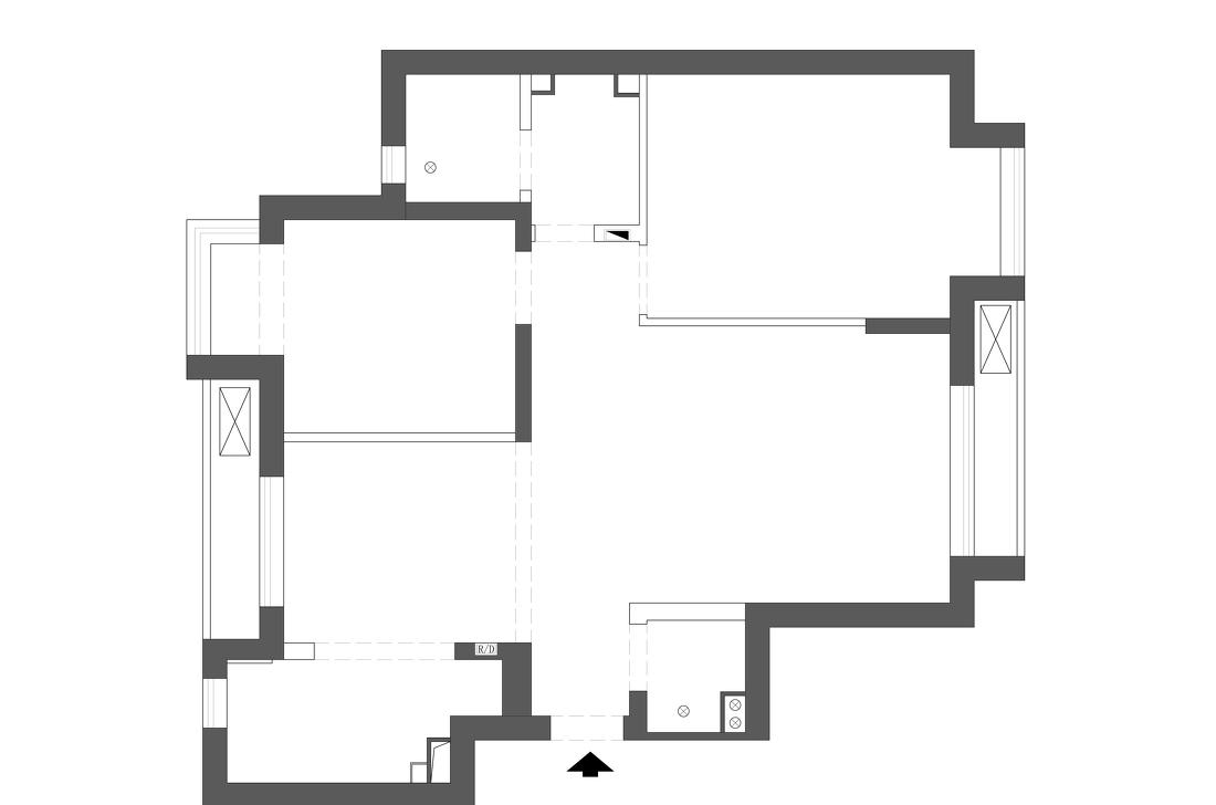 极简黑白 90㎡家居设计-40