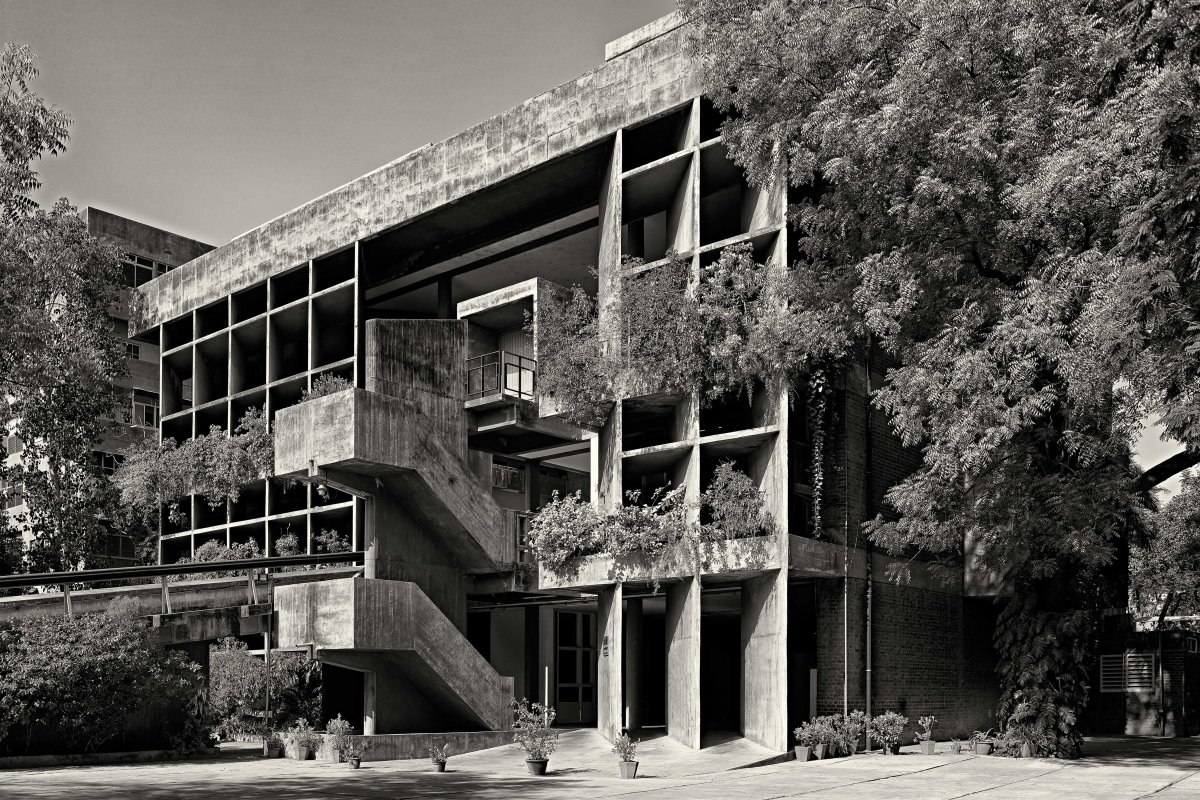 印度阿默达巴德纺织厂总部大楼-25