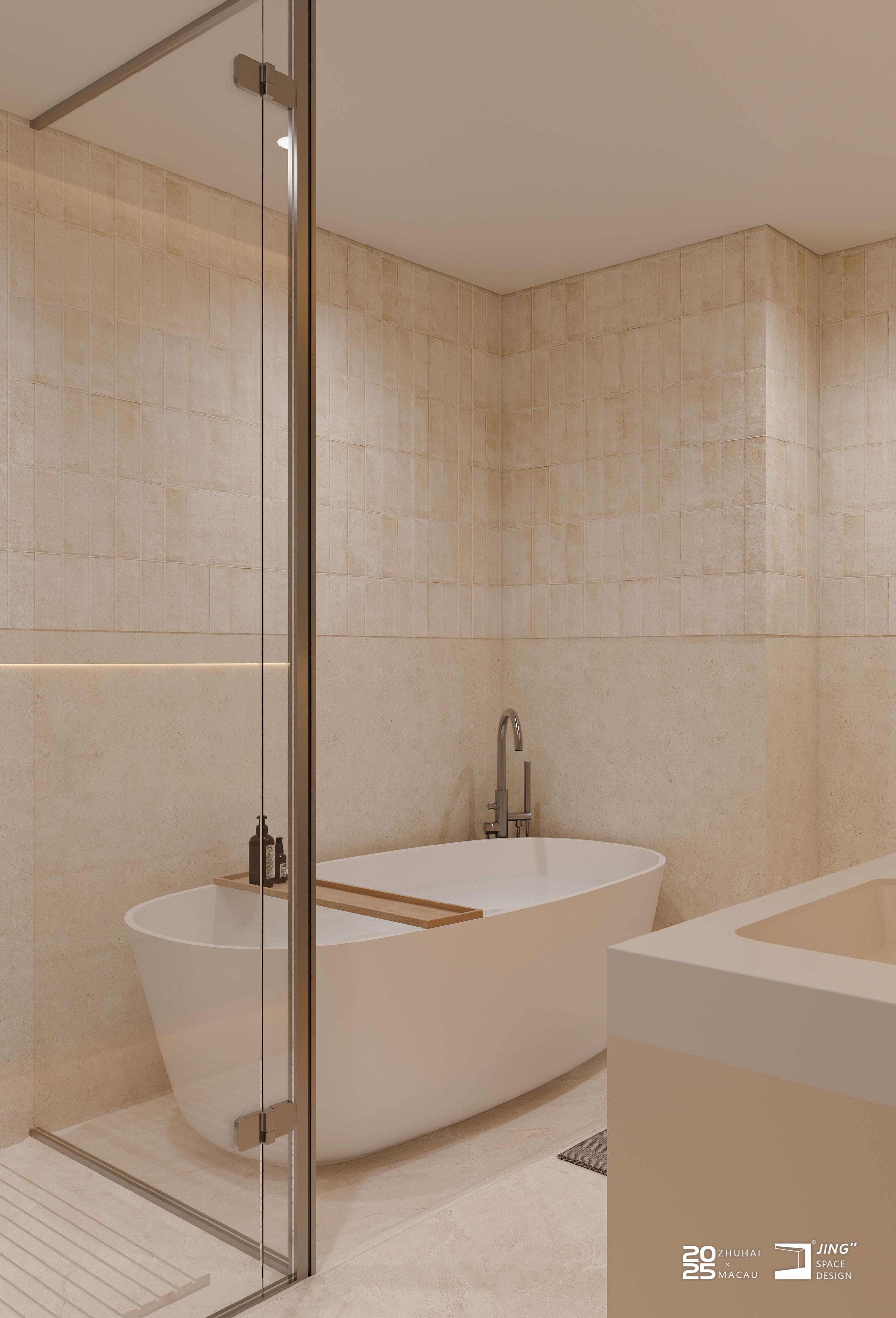 轻法式自然风大平层设计-37