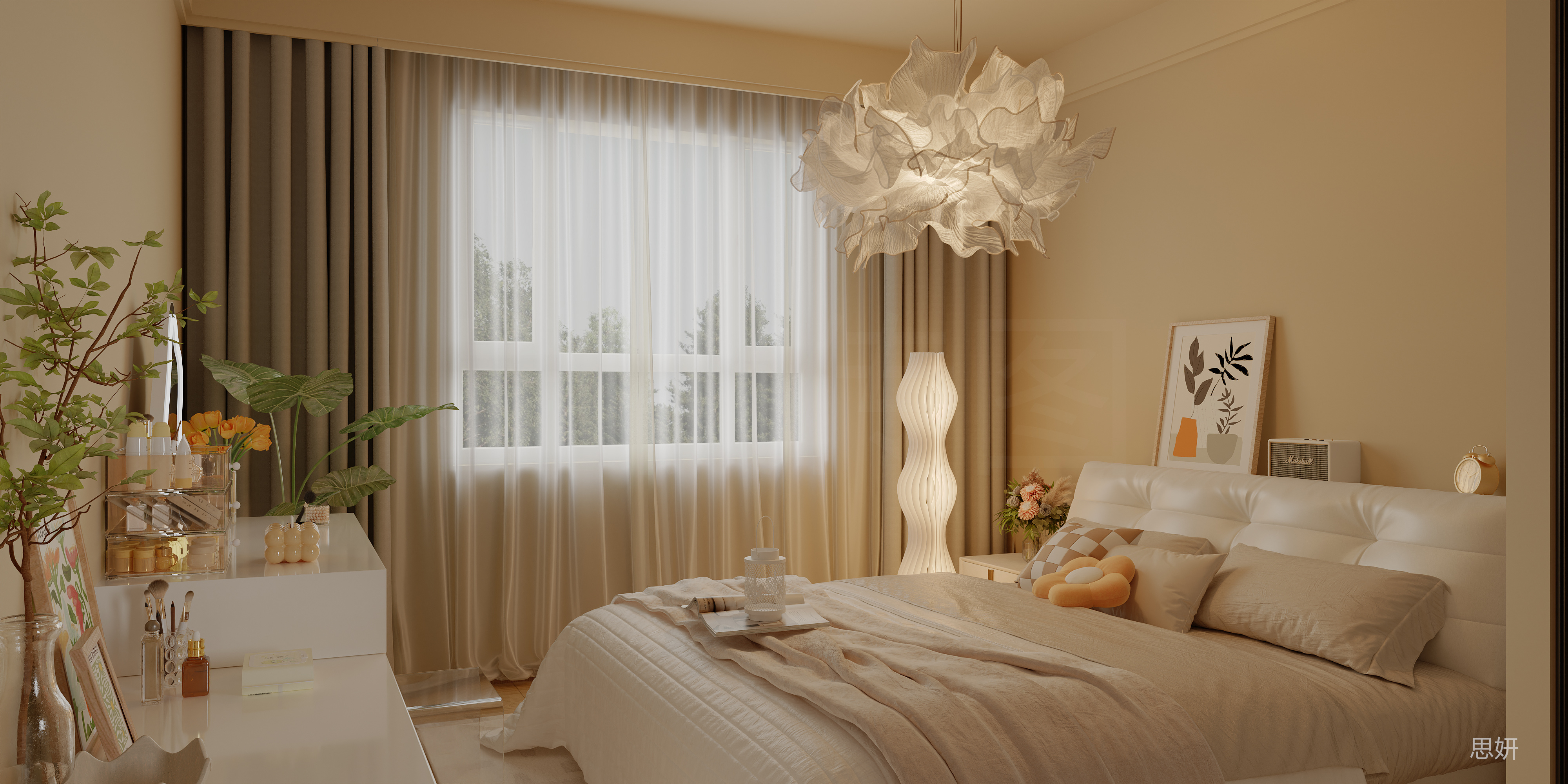 奶油风丨奶白+原木，高级又治愈-7