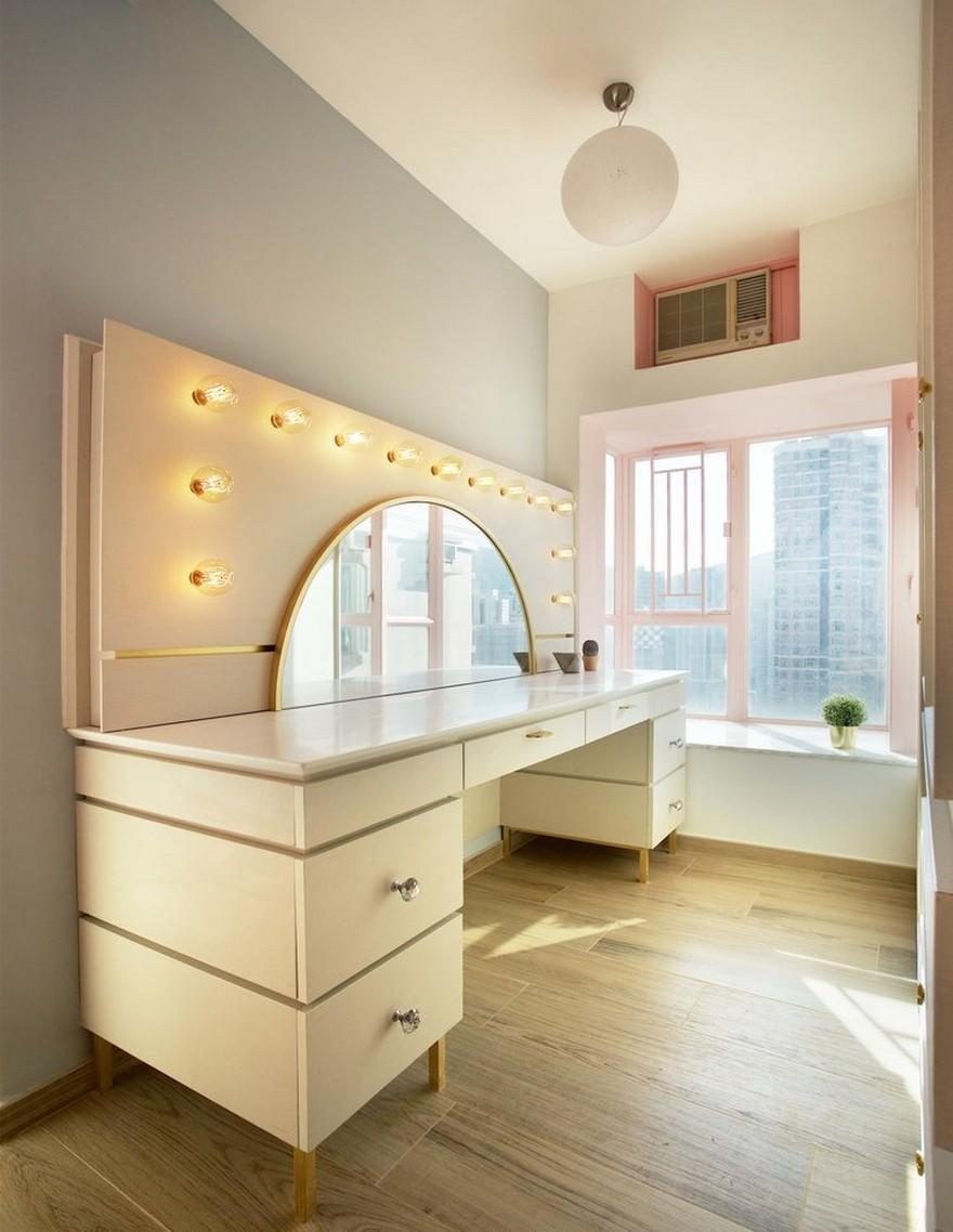 年轻女士设计的粉红色漂亮房子-9