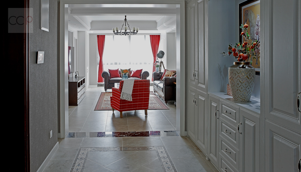 美式风情的绿城御园家装实景-15