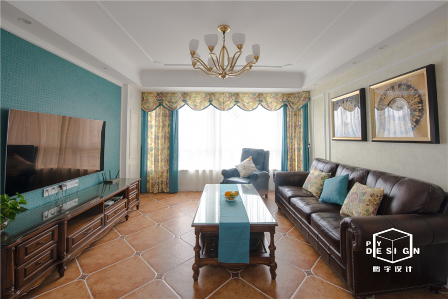 简美风 143㎡还原情深设计 | 复古与时尚的完美融合-9