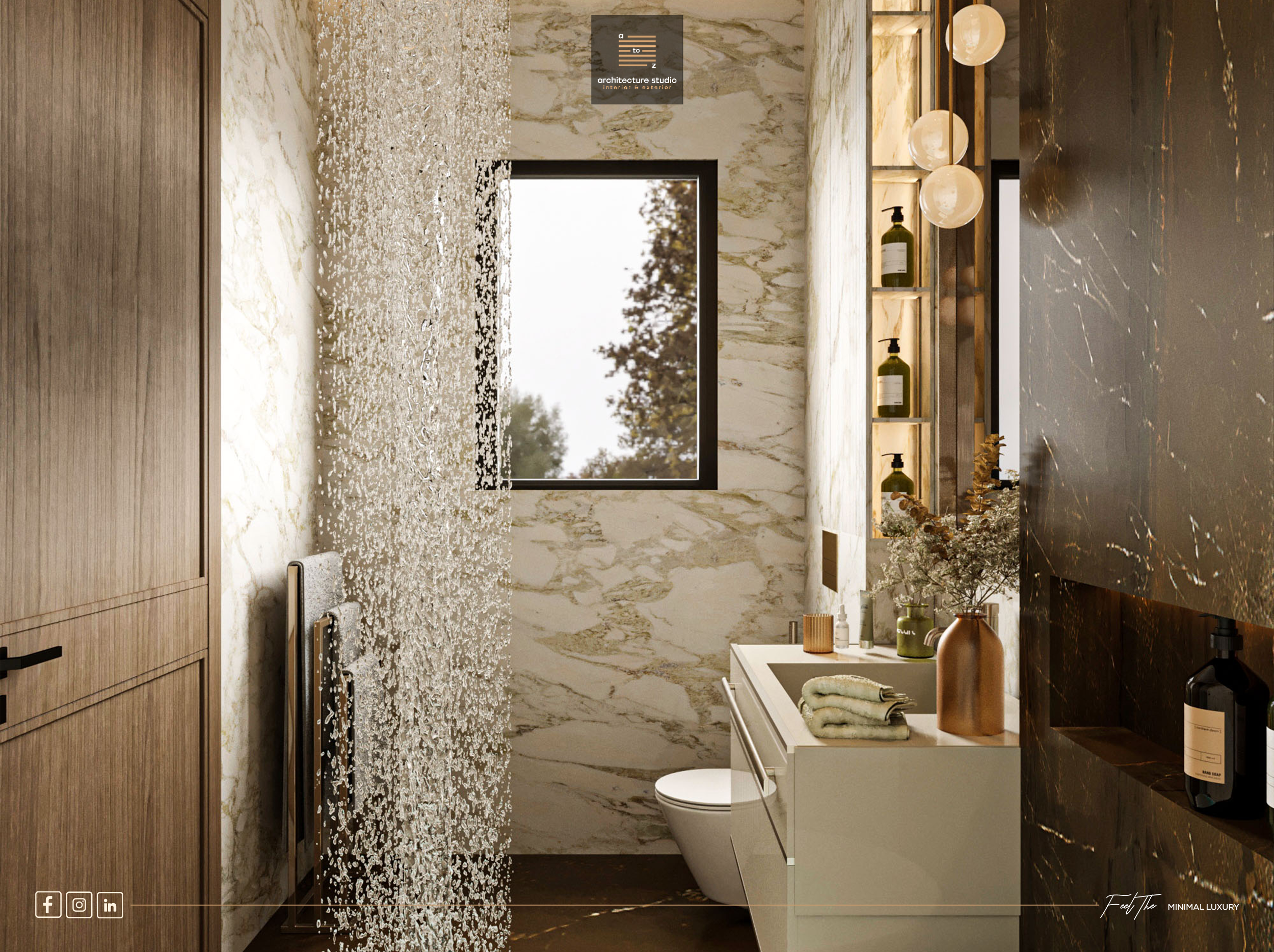 Lu·ury可能是拼写错误，推测正确的是Luxury ，那么Luxury Bath Room的准确翻译是豪华浴室 丨EgyptCairo丨A2Z Architects-10