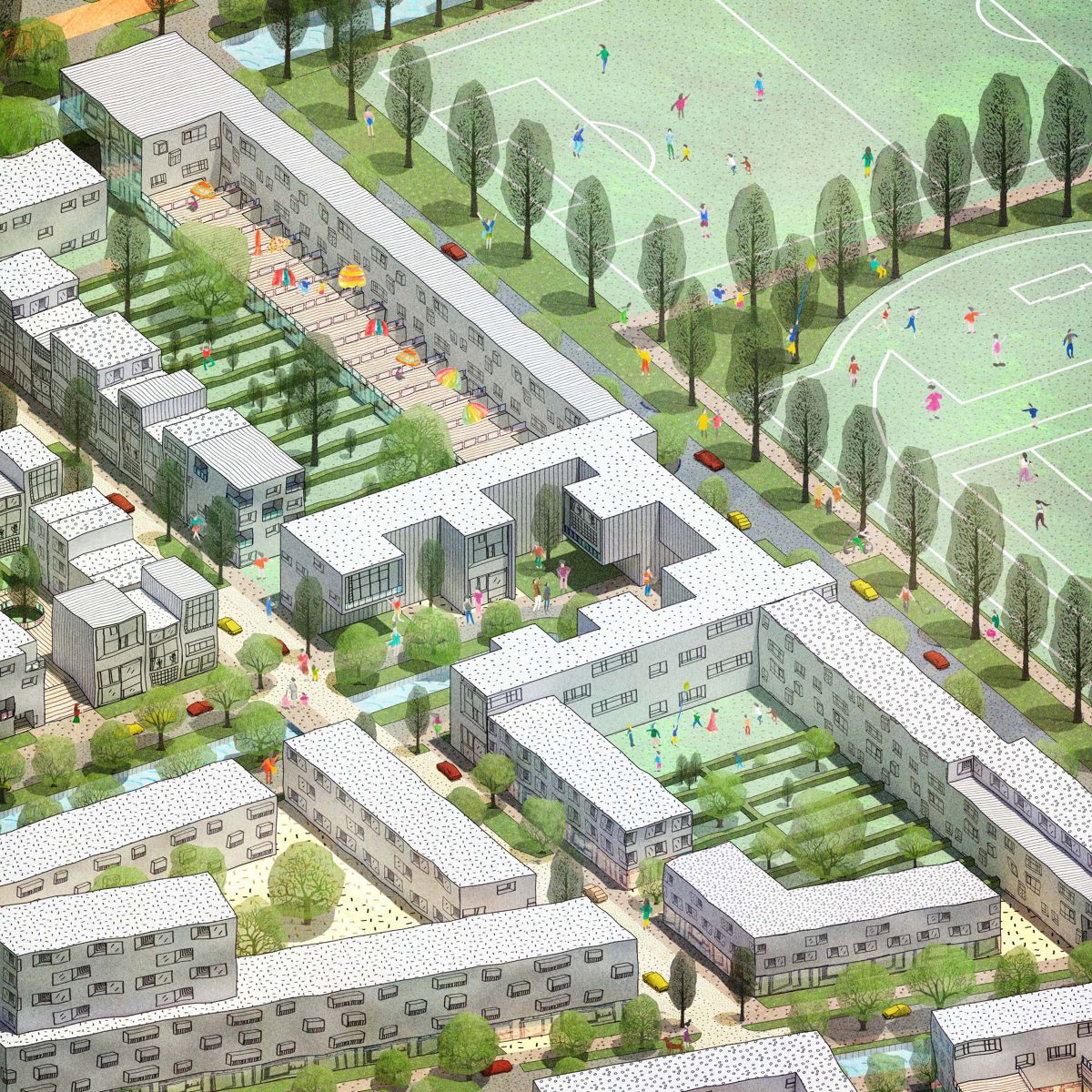 Stadhuiskwartier Hamburg Wilhelmsburg-9