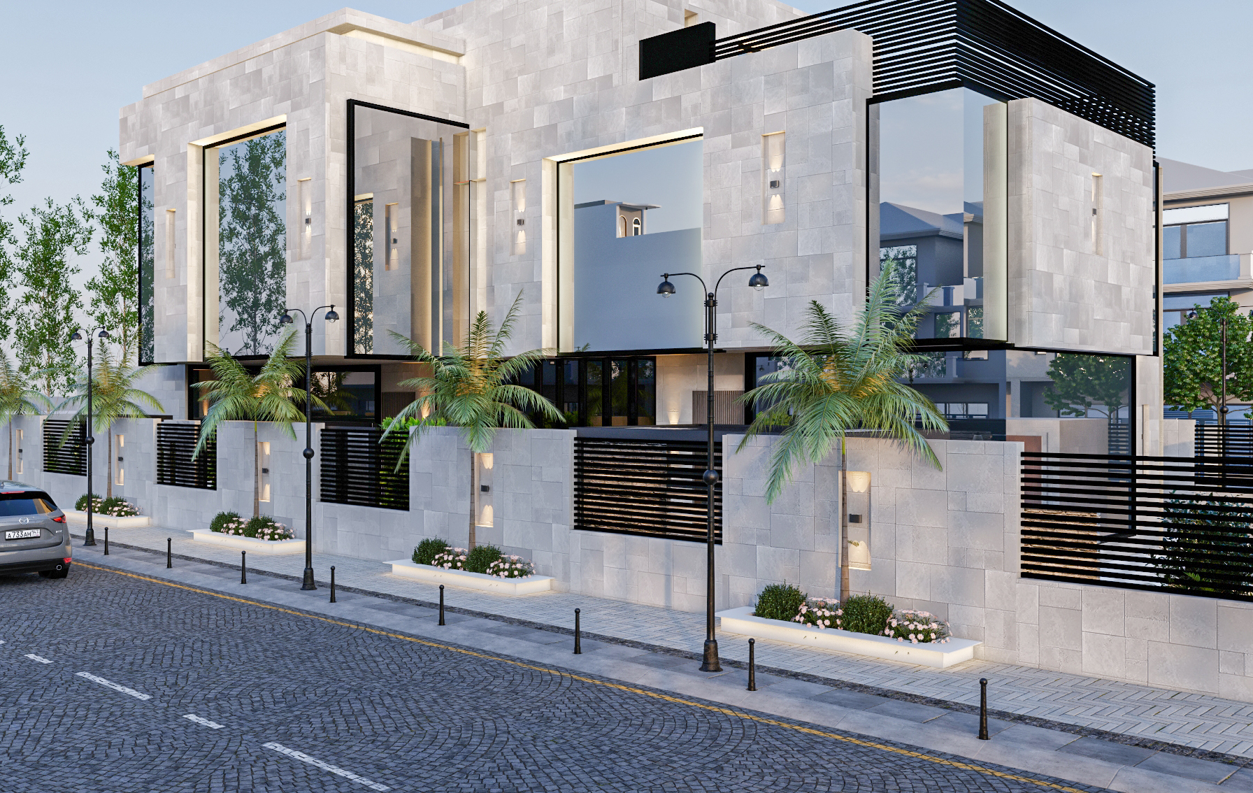 Villa Elevation Design（别墅立面设计）丨沙特阿拉伯丨Omar Studio-6