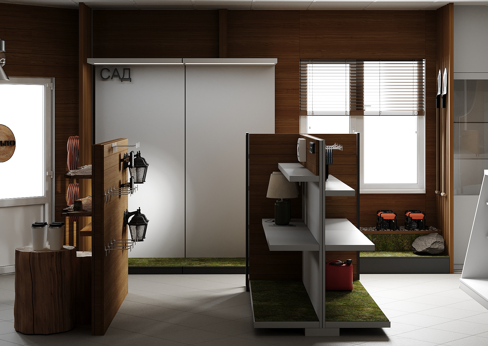 卢班电气商店室内设计丨白俄罗斯-19