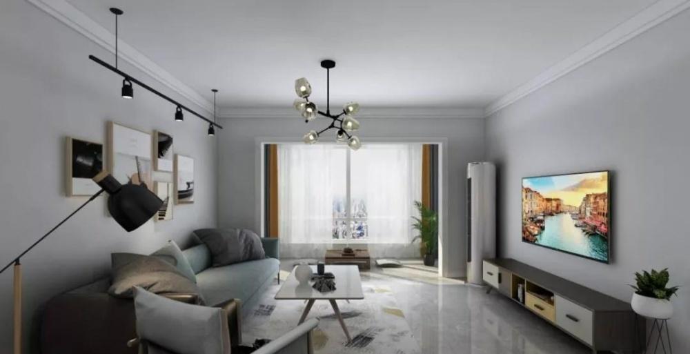 现代简约家居,暖灰大理石空间设计-10