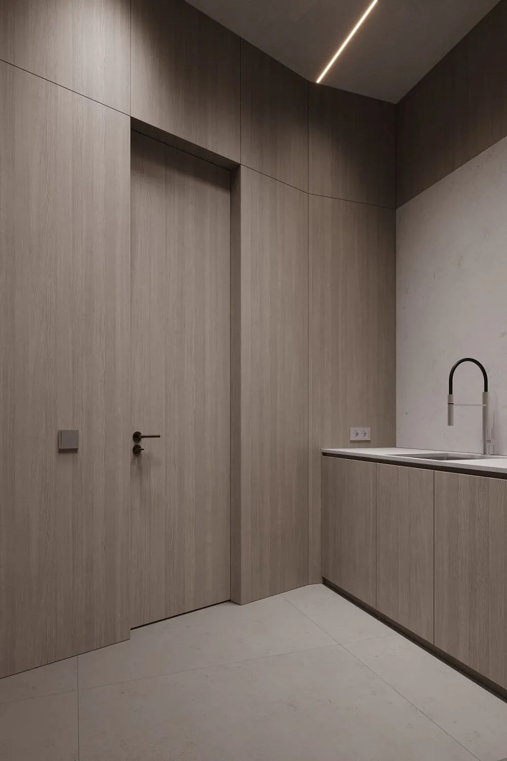 盐系简约,静美!灰白木色打造宁静家居空间丨星艺装饰广州总部-57