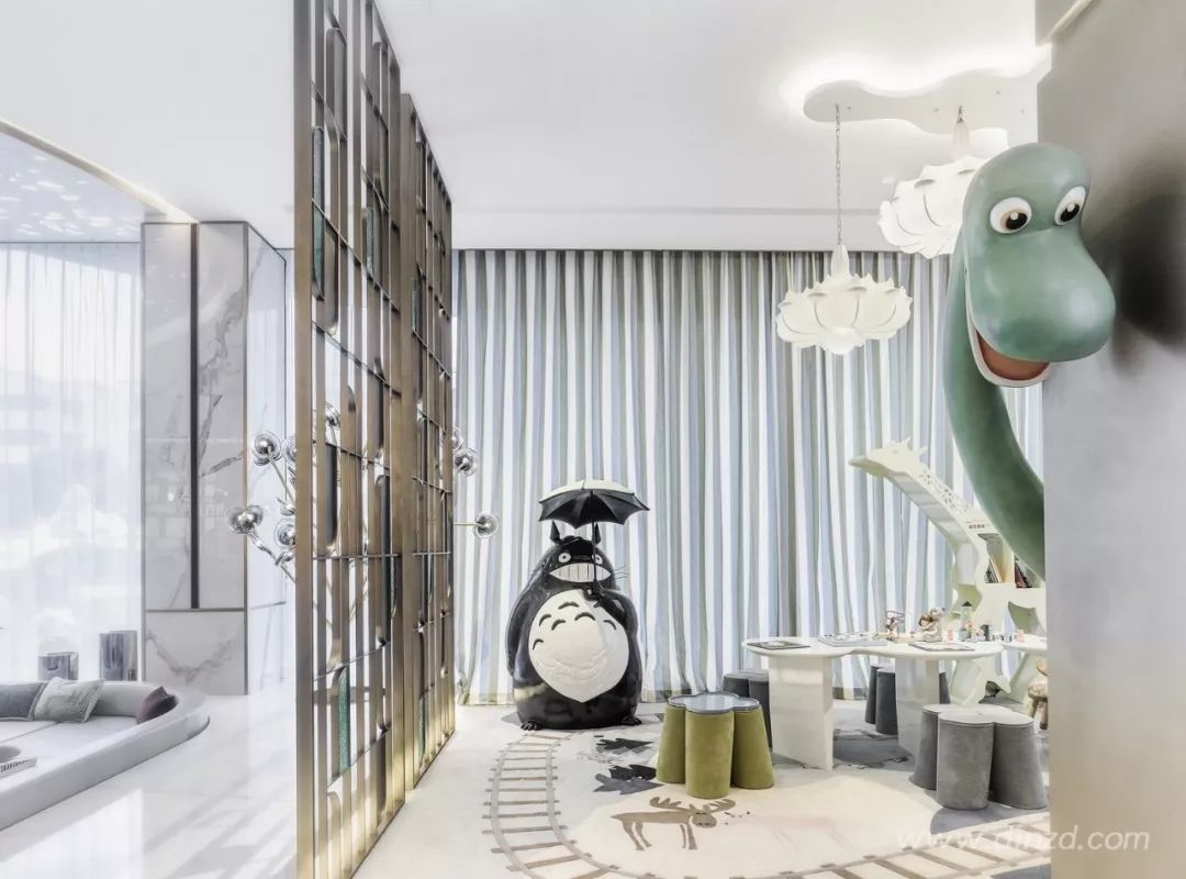 《云水谣》现代轻奢售楼处，融入自然元素，打造优雅空间-43