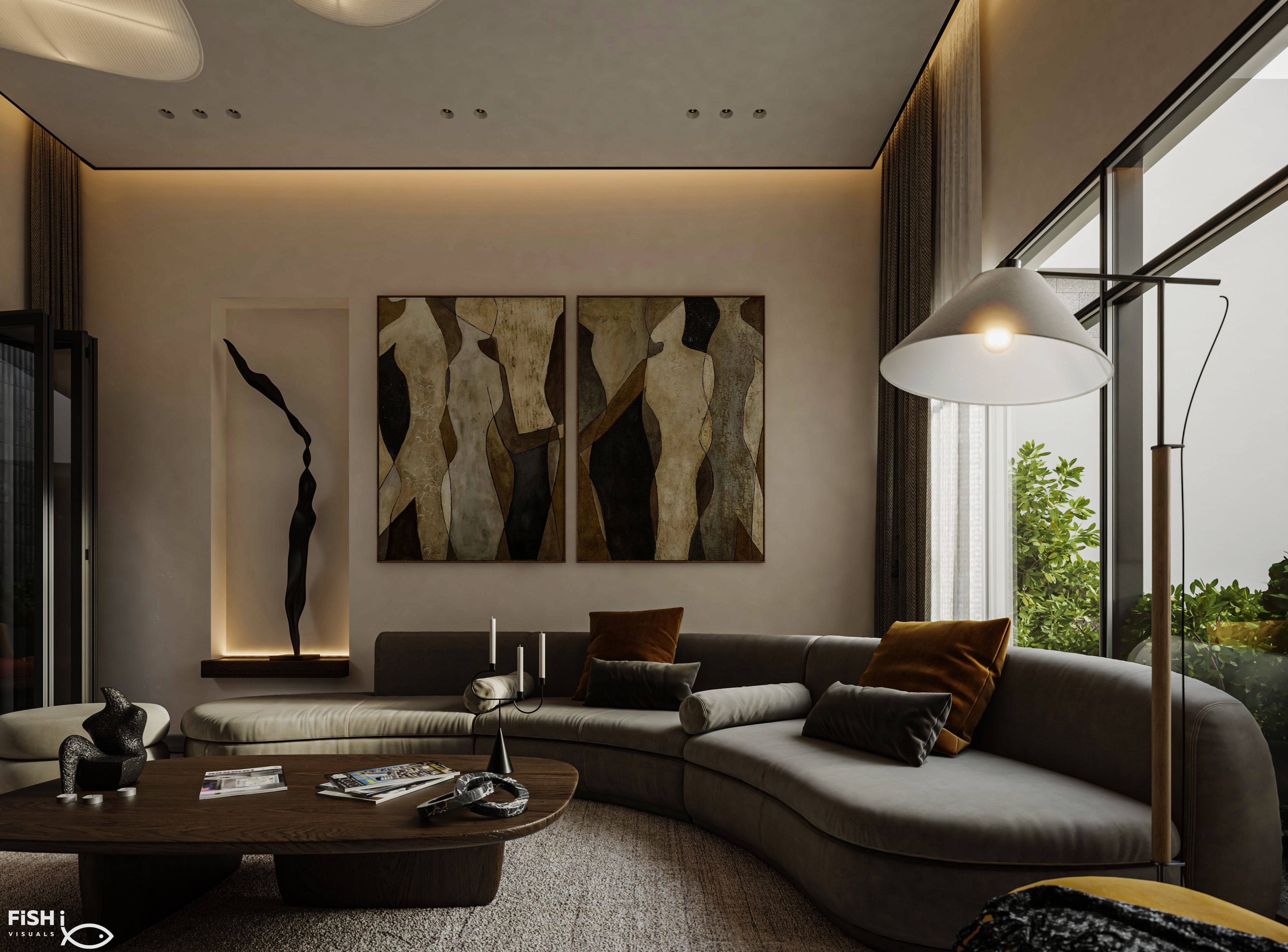 双拼别墅丨沙特阿拉伯丨Fish I visuals-8