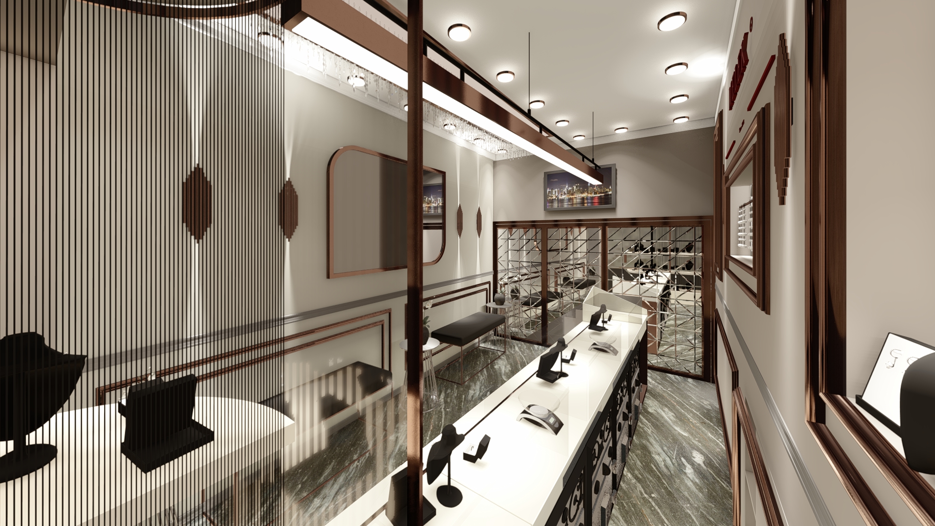 Melek Gold Jewelry Store Design-2