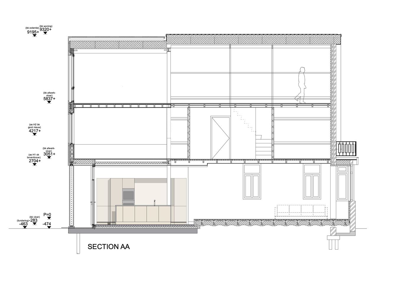 荷兰 KDW 199 房屋扩建丨CUBE Architecten-34