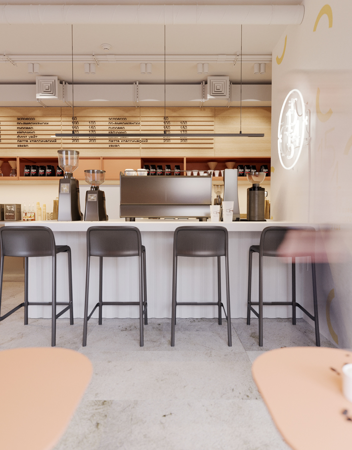 45㎡咖啡店设计-8