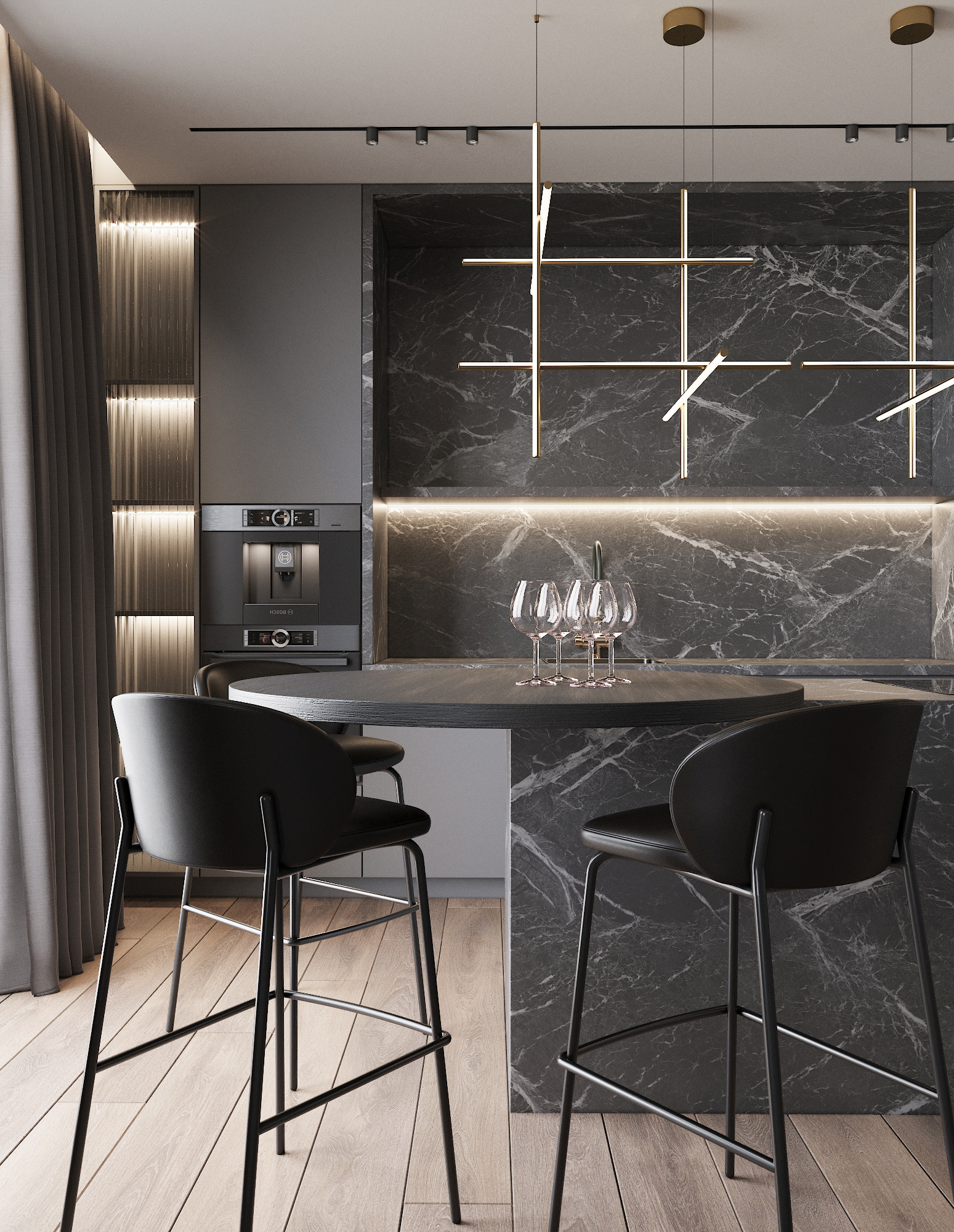 Gray Apartment Design-3