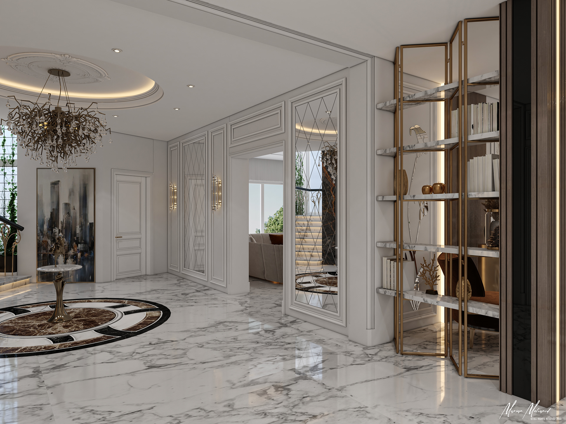 豪华大厅设计丨Ramy helmy designs-7