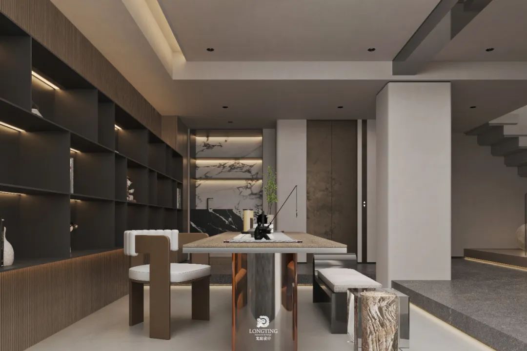 汀泽湾自然优雅家居空间设计丨龙庭设计-25