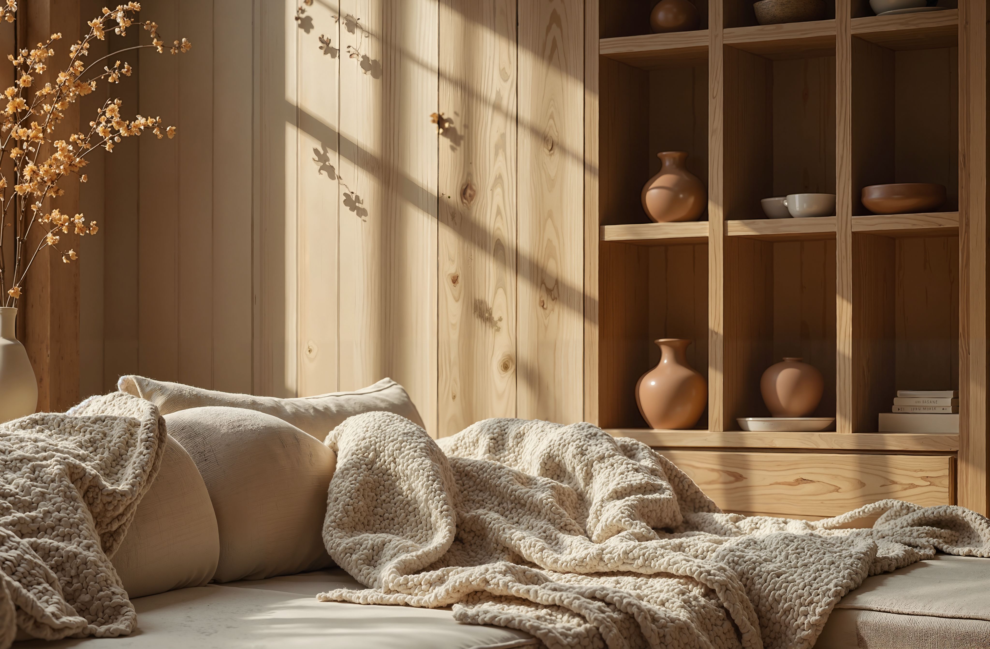 原木风温馨高级居家设计方案-12