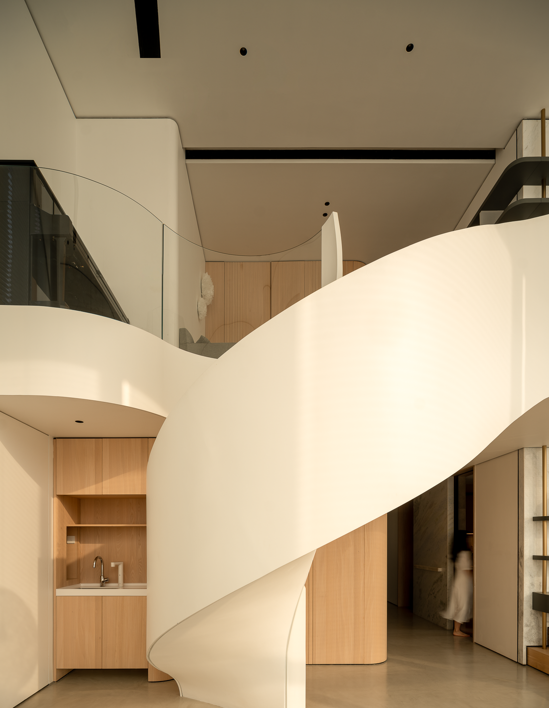 黄浦江边顶层复式丨中国黄浦丨木梵设计-16