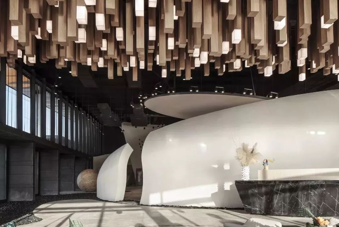 天津宁河生态小镇营销中心——自然与建筑共生的室内设计-42
