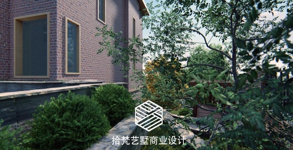 天著温泉别墅区庭院景观设计-7