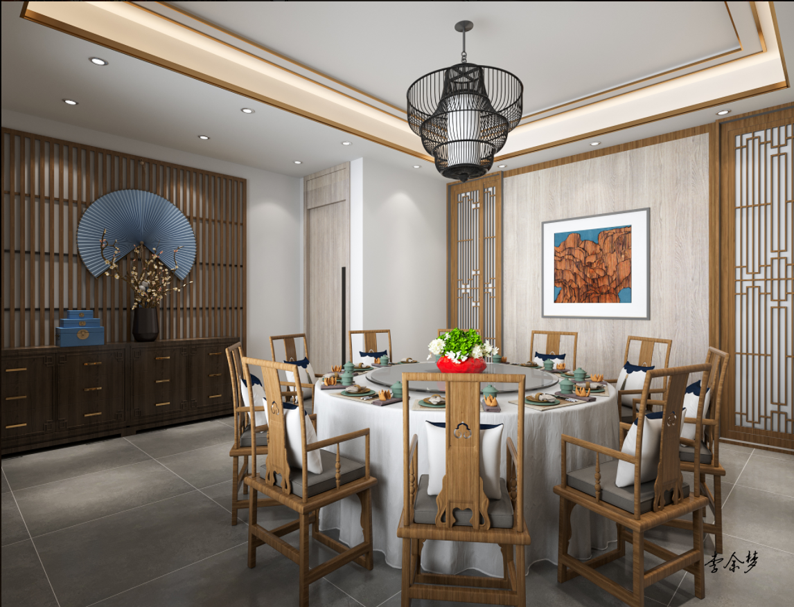 茶香四溢,烟火气十足的酒楼设计-4