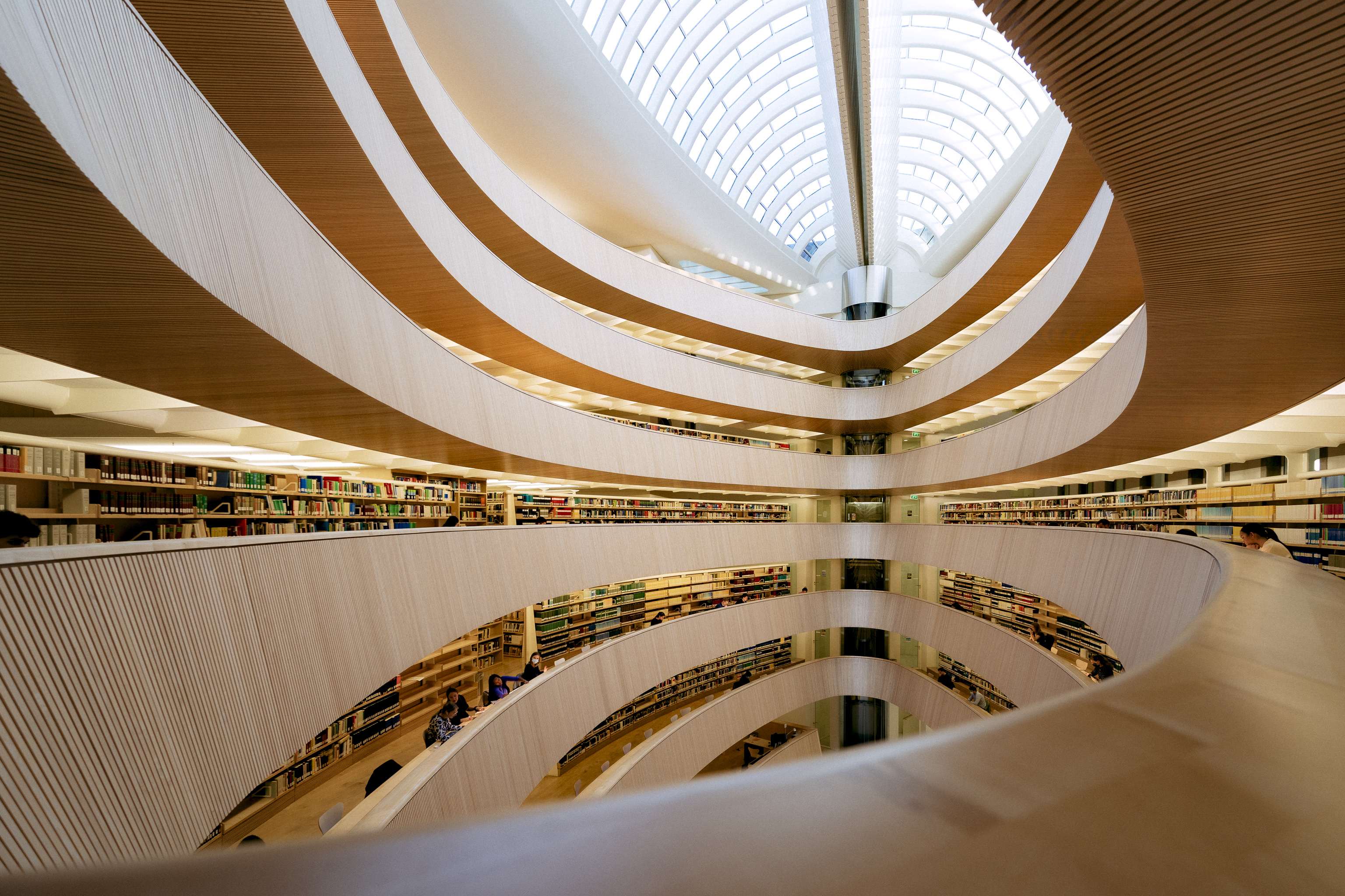 苏黎世大学法学院图书馆丨瑞士苏黎世丨Santiago Calatrava-17