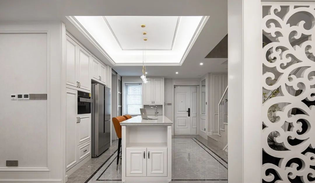 160㎡美式轻奢别墅,温馨空间与高效利用的完美结合-18