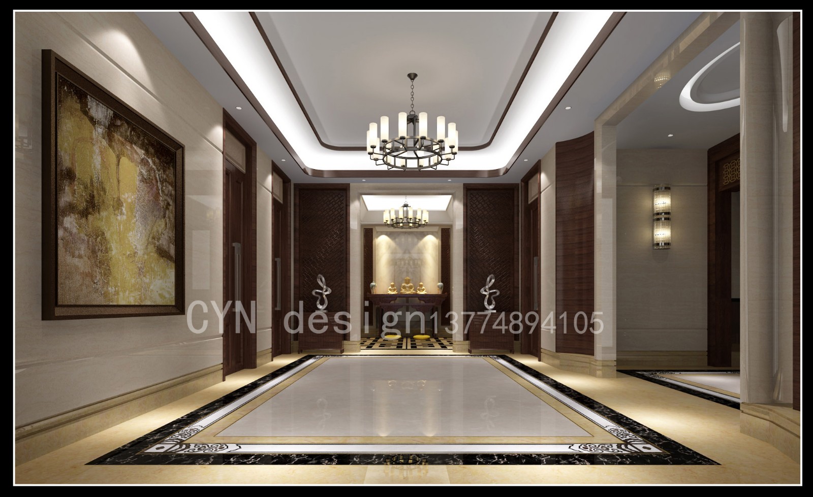 泉州晋江自建现代中式别墅-13