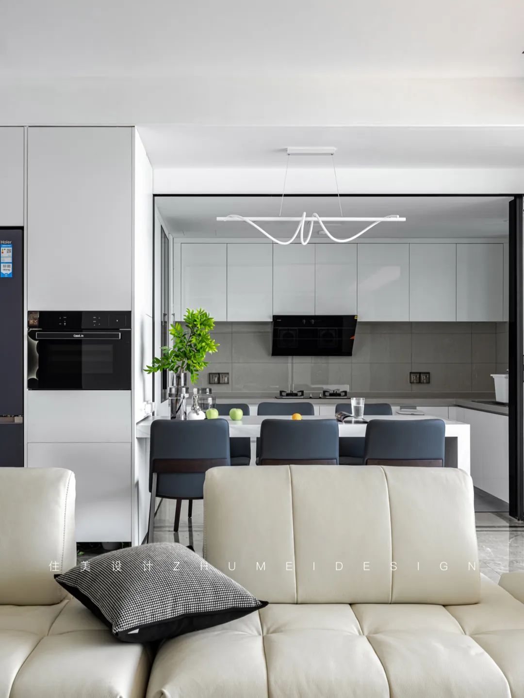 云端之外 · 现代奶油风格的温馨家庭空间设计丨中国长沙丨住美设计-25