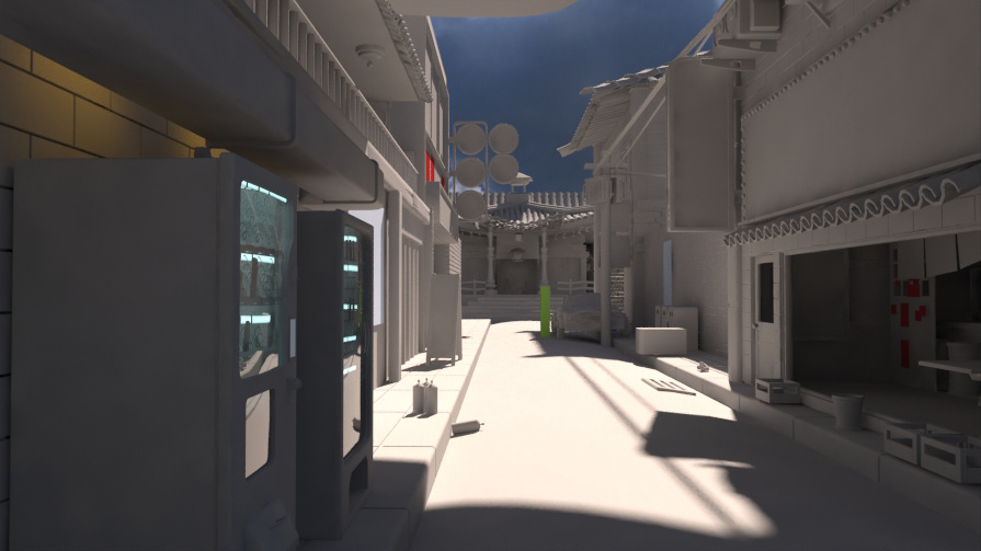 日本风情商业街区设计丨Anastasiya Gushchina-4