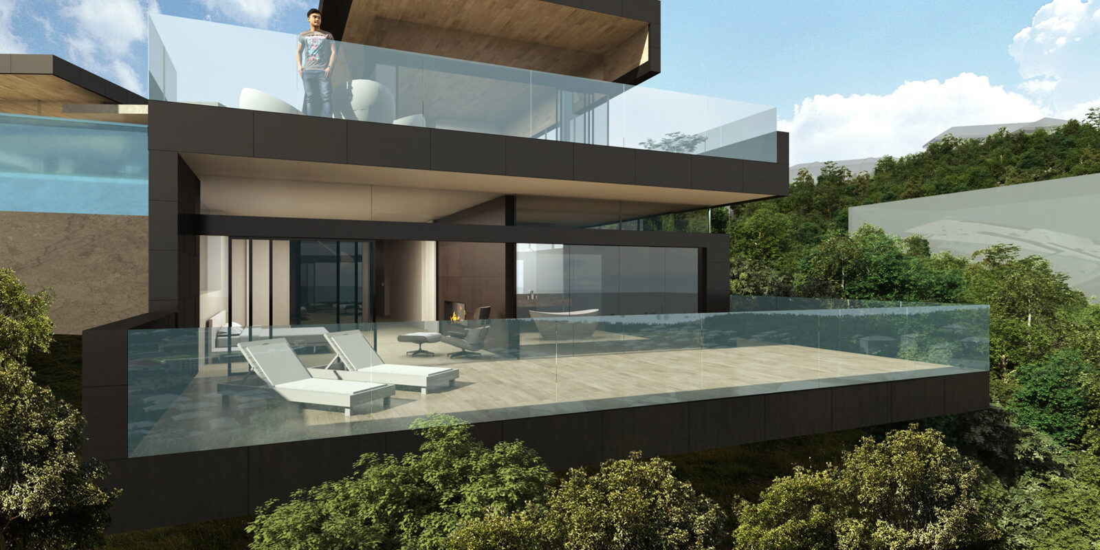 山间别墅（王氏住宅）丨美国-28