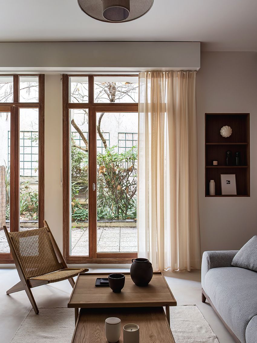 巴黎30平米Japandi风格带露台迷你公寓改造丨法国巴黎丨建筑师Hélène Lacombe-38