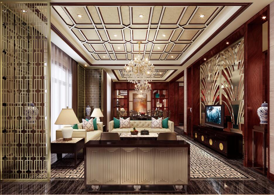 《常州新城香悦半岛王府》别墅空间设计-5