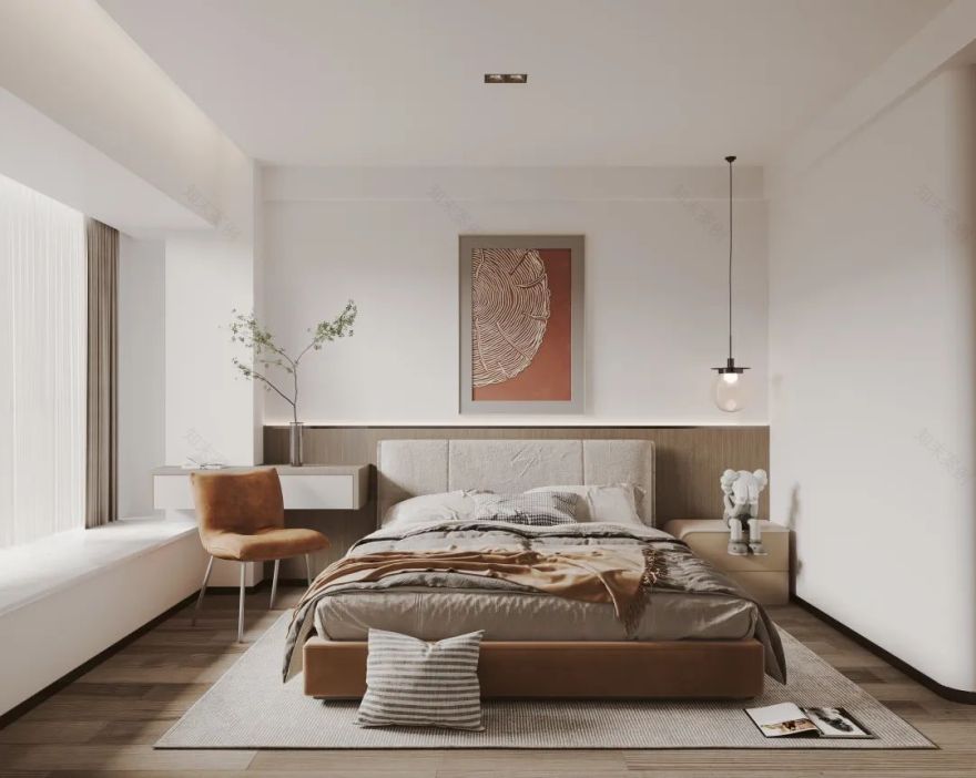 广东潮州四季园现代简约奶油风空间设计丨中国潮州丨潮州市九木堂装饰设计有限公司-20