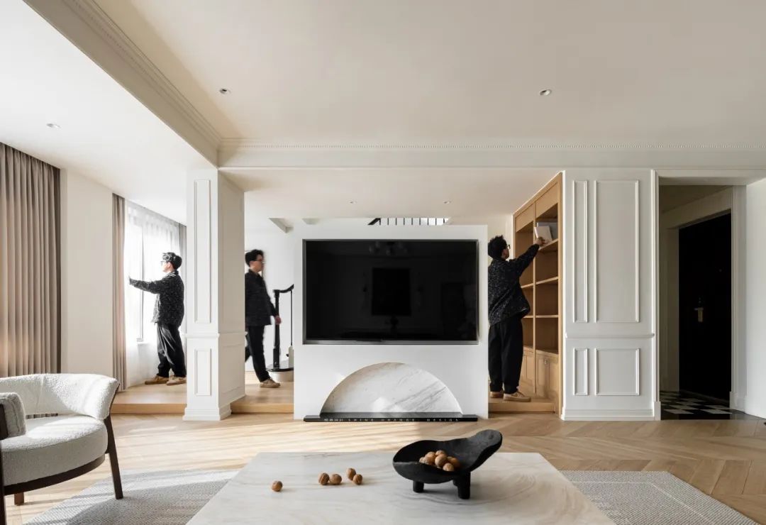 法式复古的宁波四室两厅之家丨中国宁波丨橙熹设计-25