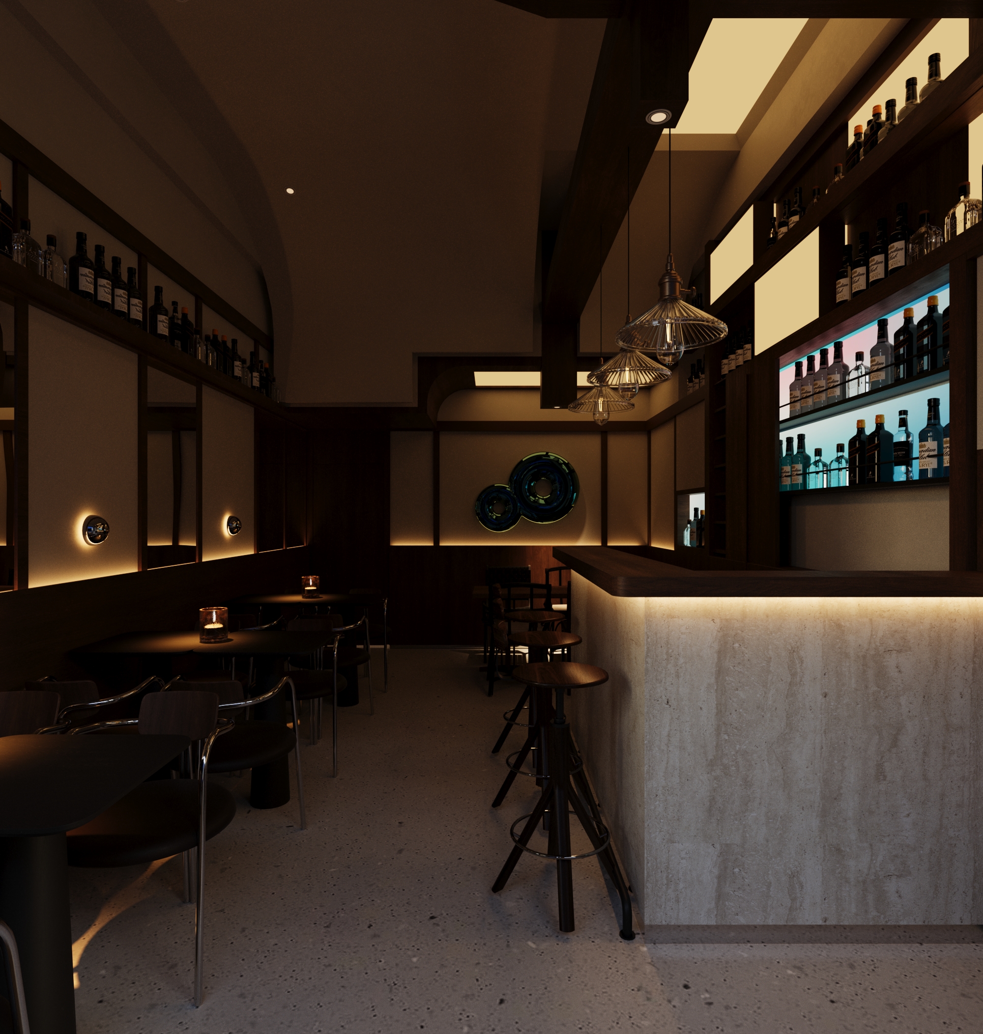 上海·22㎡·小酒吧设计丨中国上海丨上海WORM渥木设计工作室-7