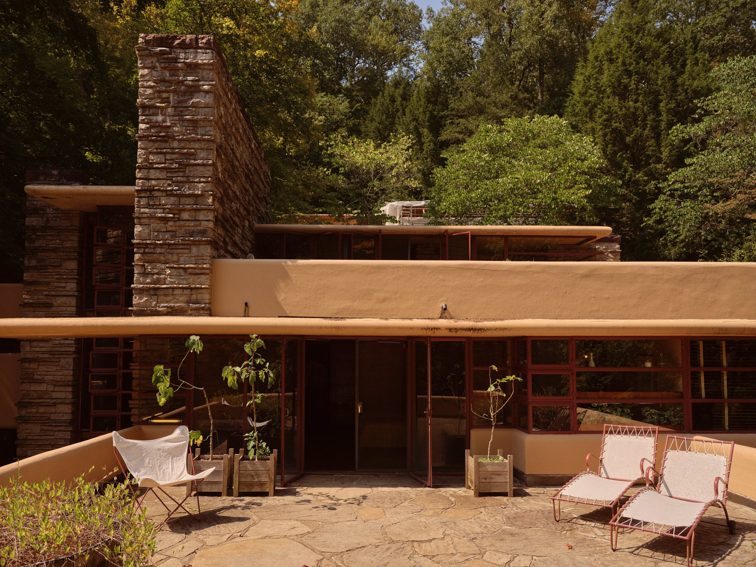 流水别墅丨美国宾夕法尼亚丨弗兰克·劳埃德·赖特-15