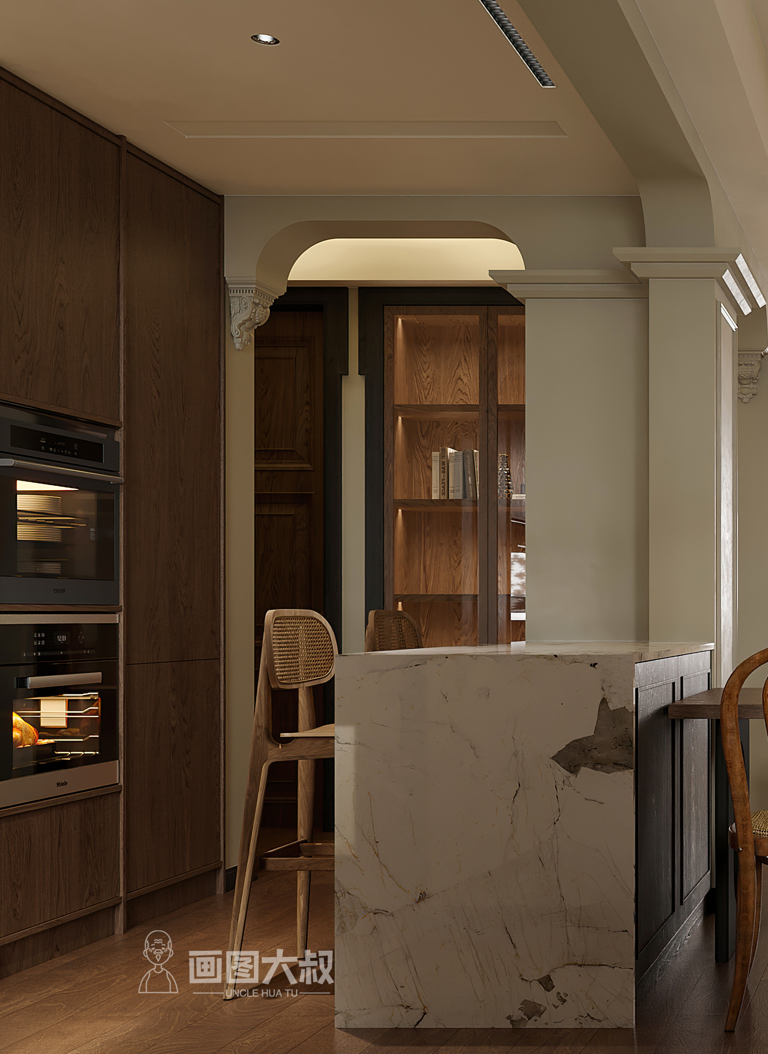 复古风效果图表现-9