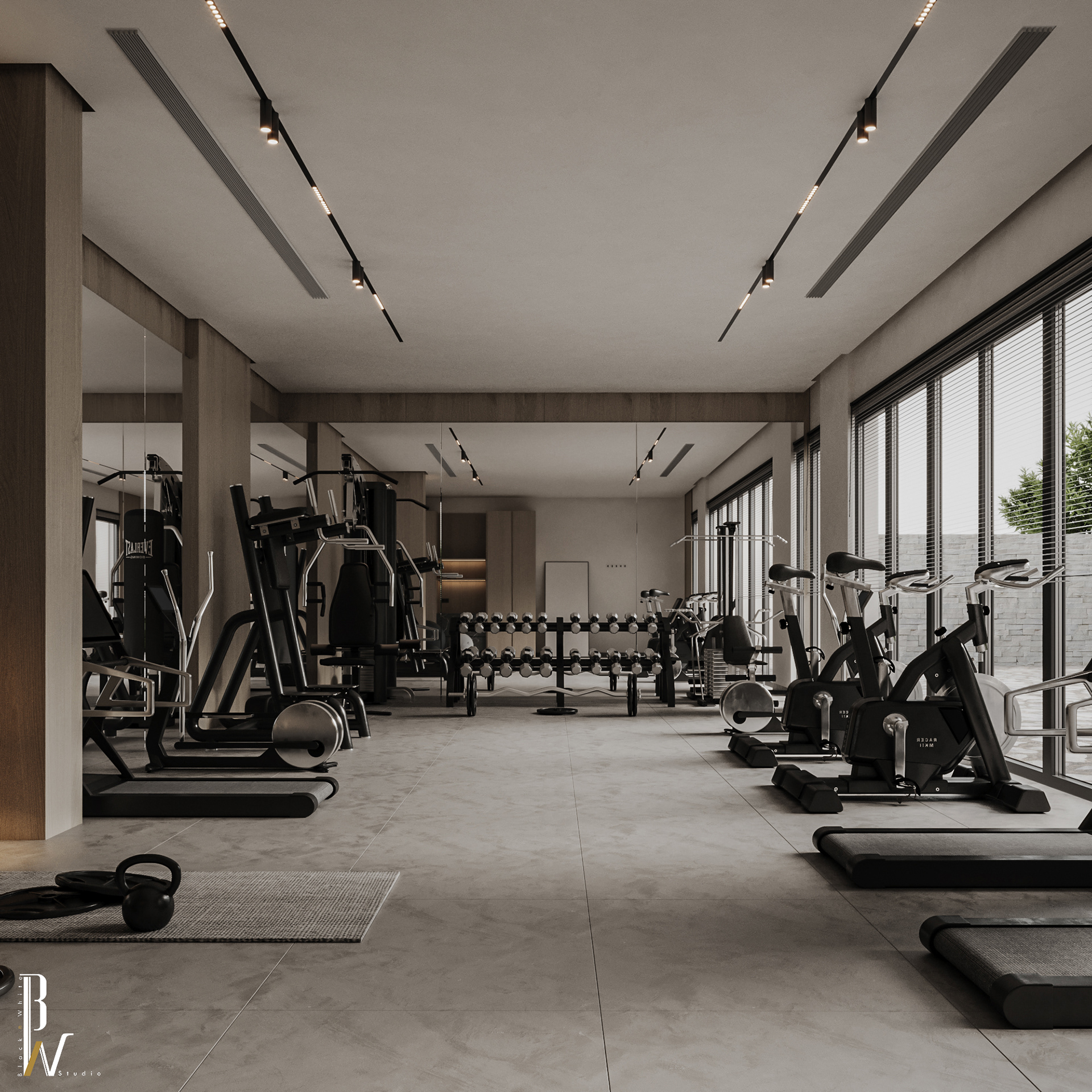 健身房丨Black N White-8