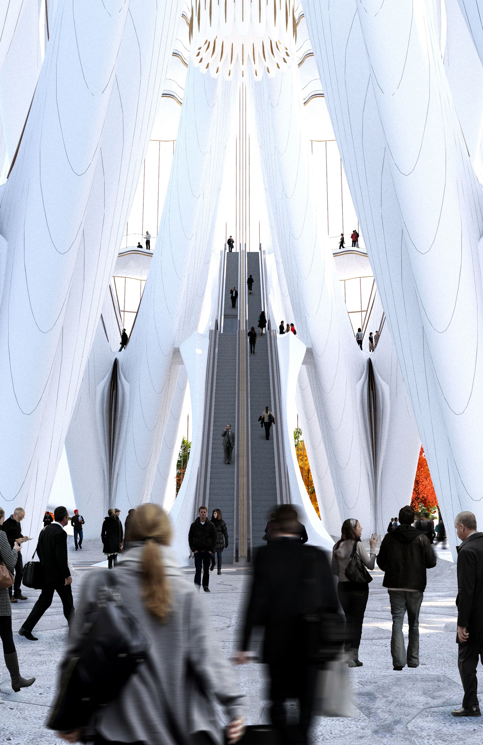 伦敦 Bishopsgate Goodsyard 地标设计 | 扎哈·哈迪德遗作传承-29