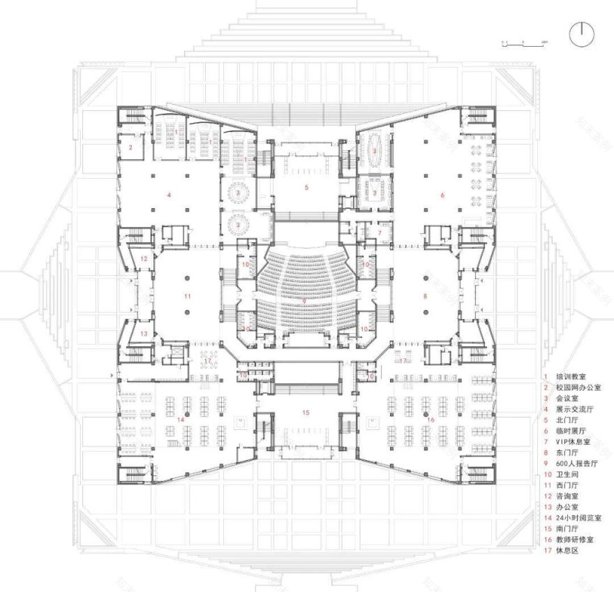 沈阳东北大学浑南校区图书馆-44