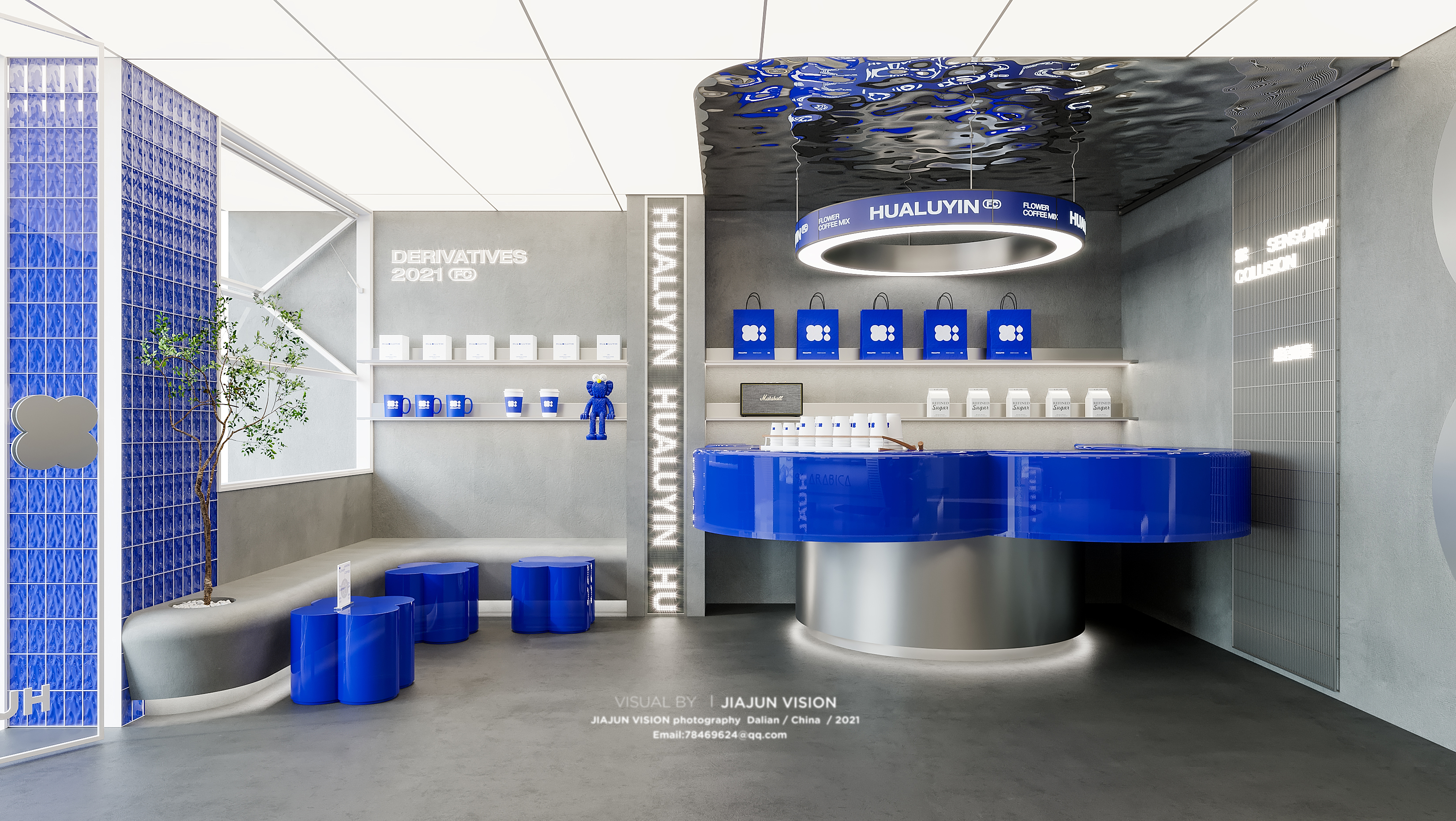 咖啡店效果图表现-4