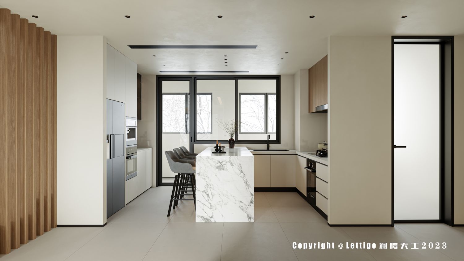 大白墙+原木色，温润感十足，​永远可以相信的极简风-7