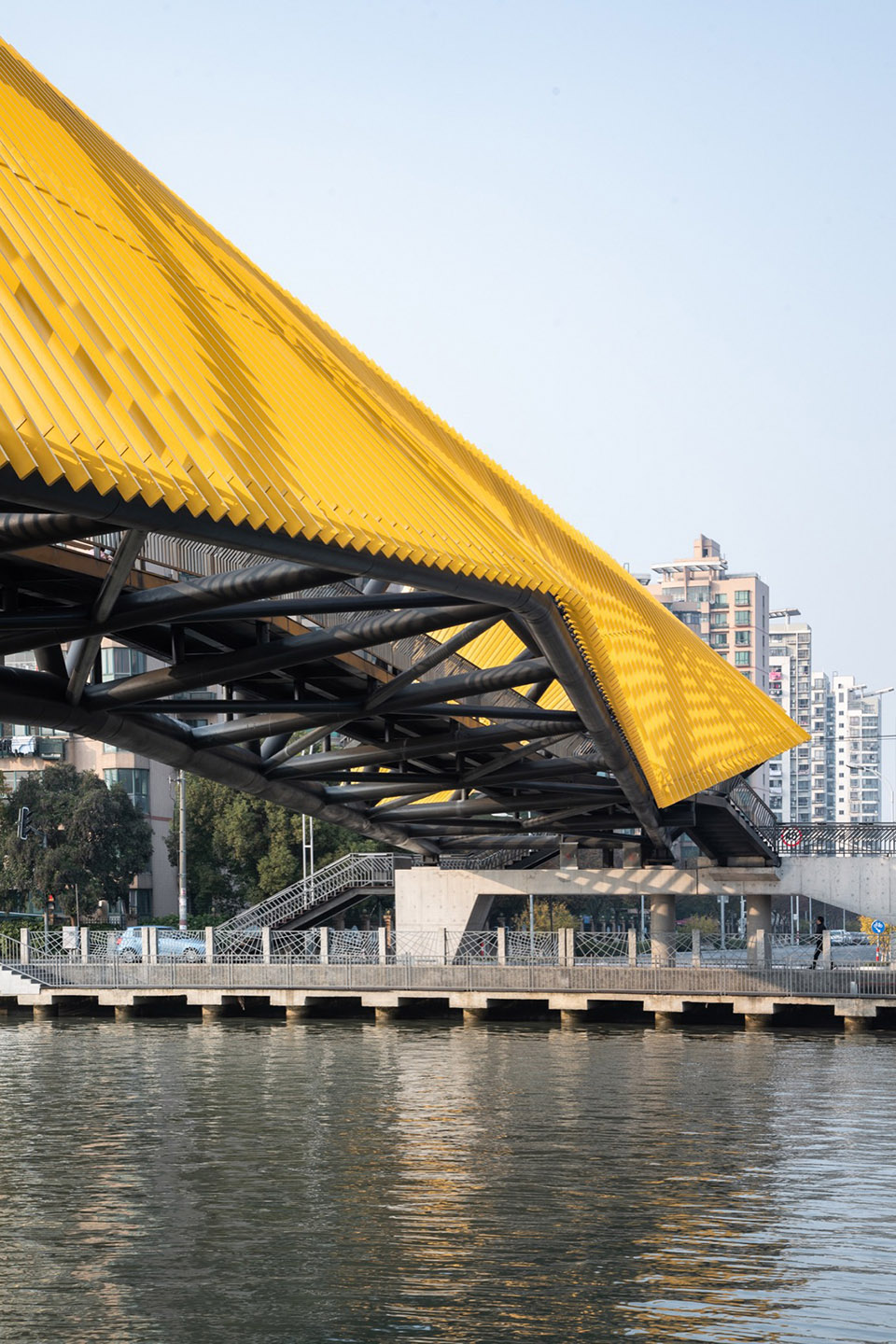 百穗桥·青浦南箐园北侧人行桥丨中国上海丨致正建筑工作室+博风建筑-27